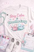 Stay Calm & Breathe Easy Tee