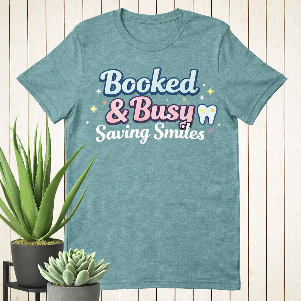 Booked & Busy Saving Smiles Tee
