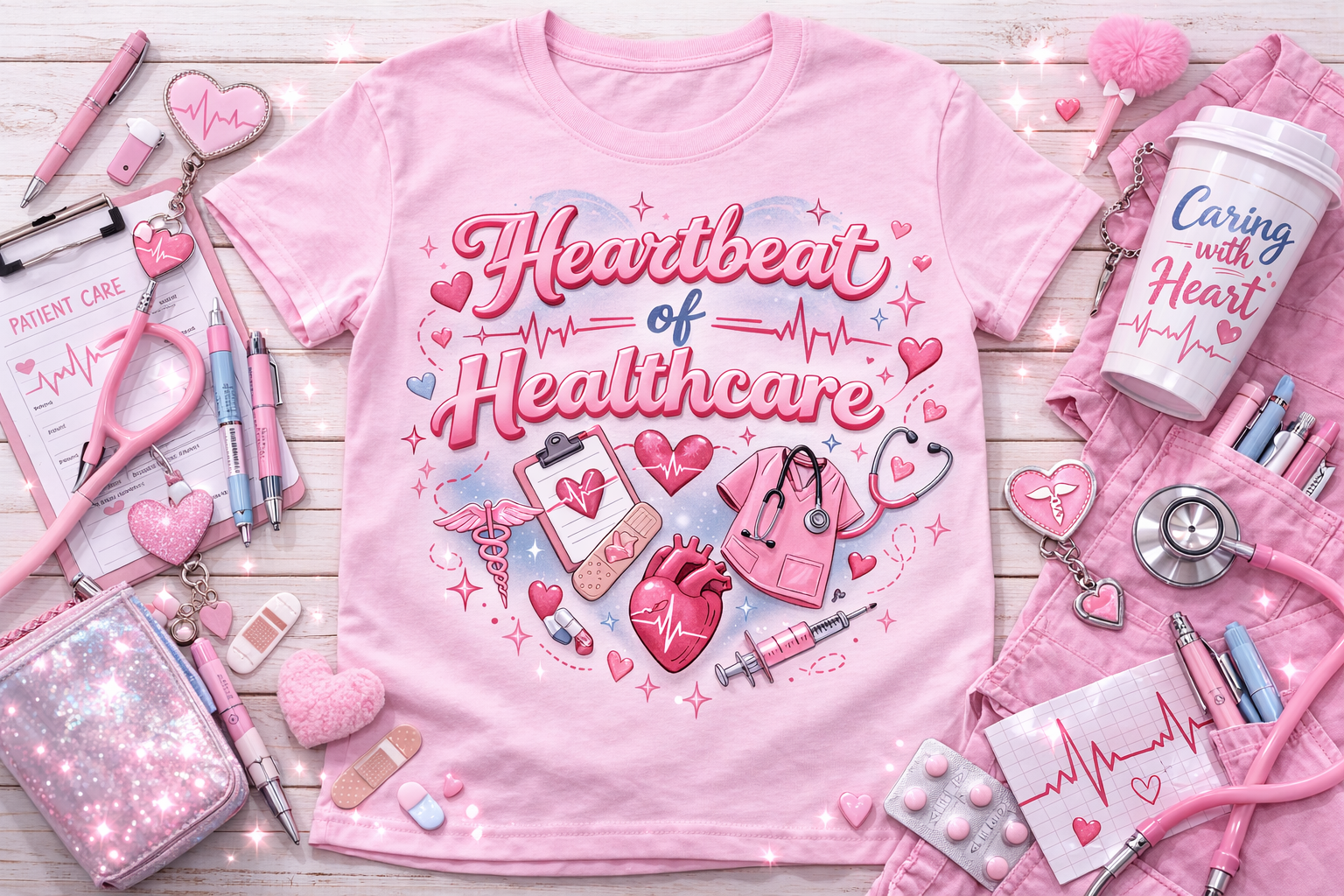 Heartbeat of Healthcare Tee