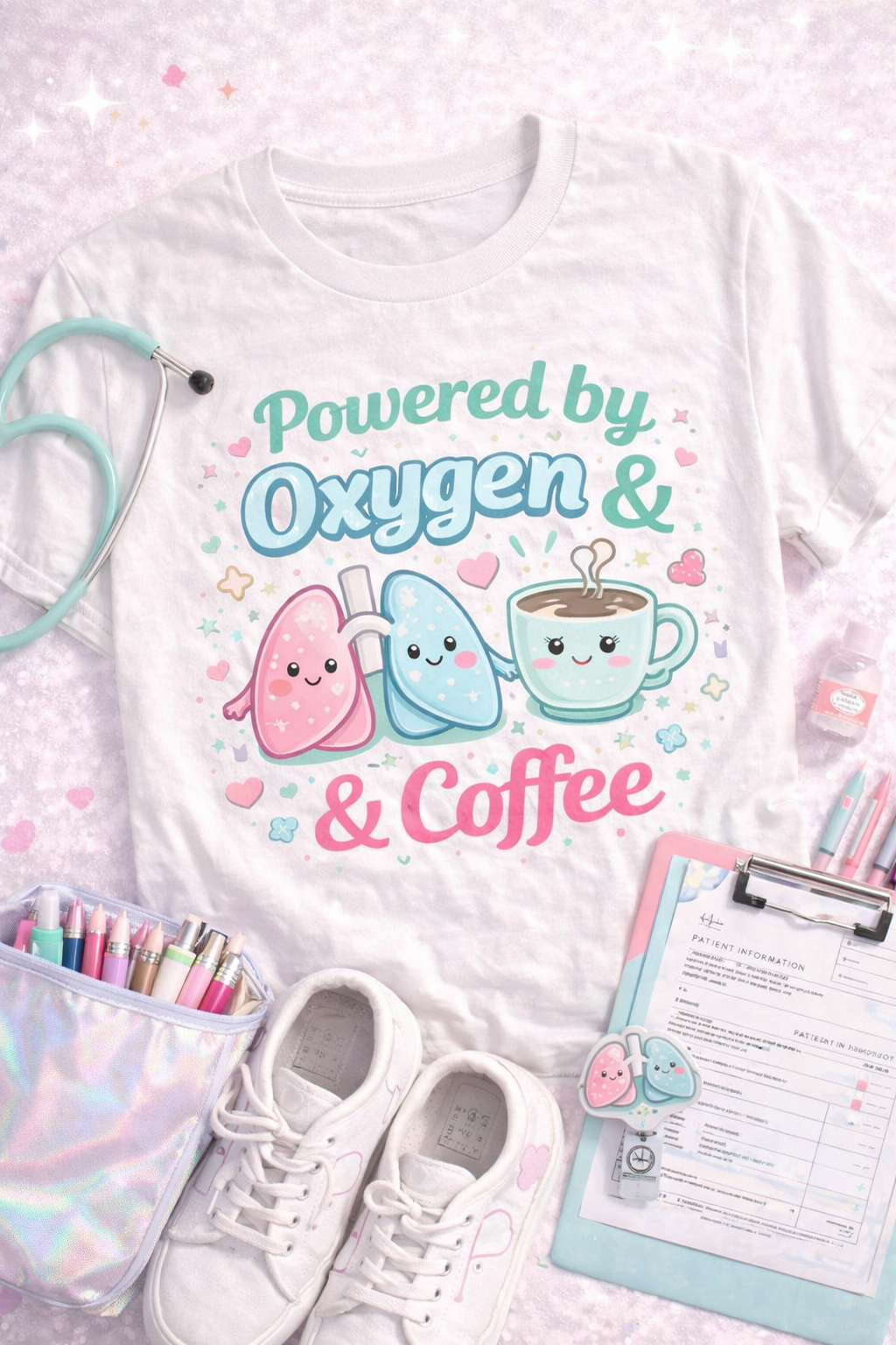 Powered by Oxygen & Coffee Tee