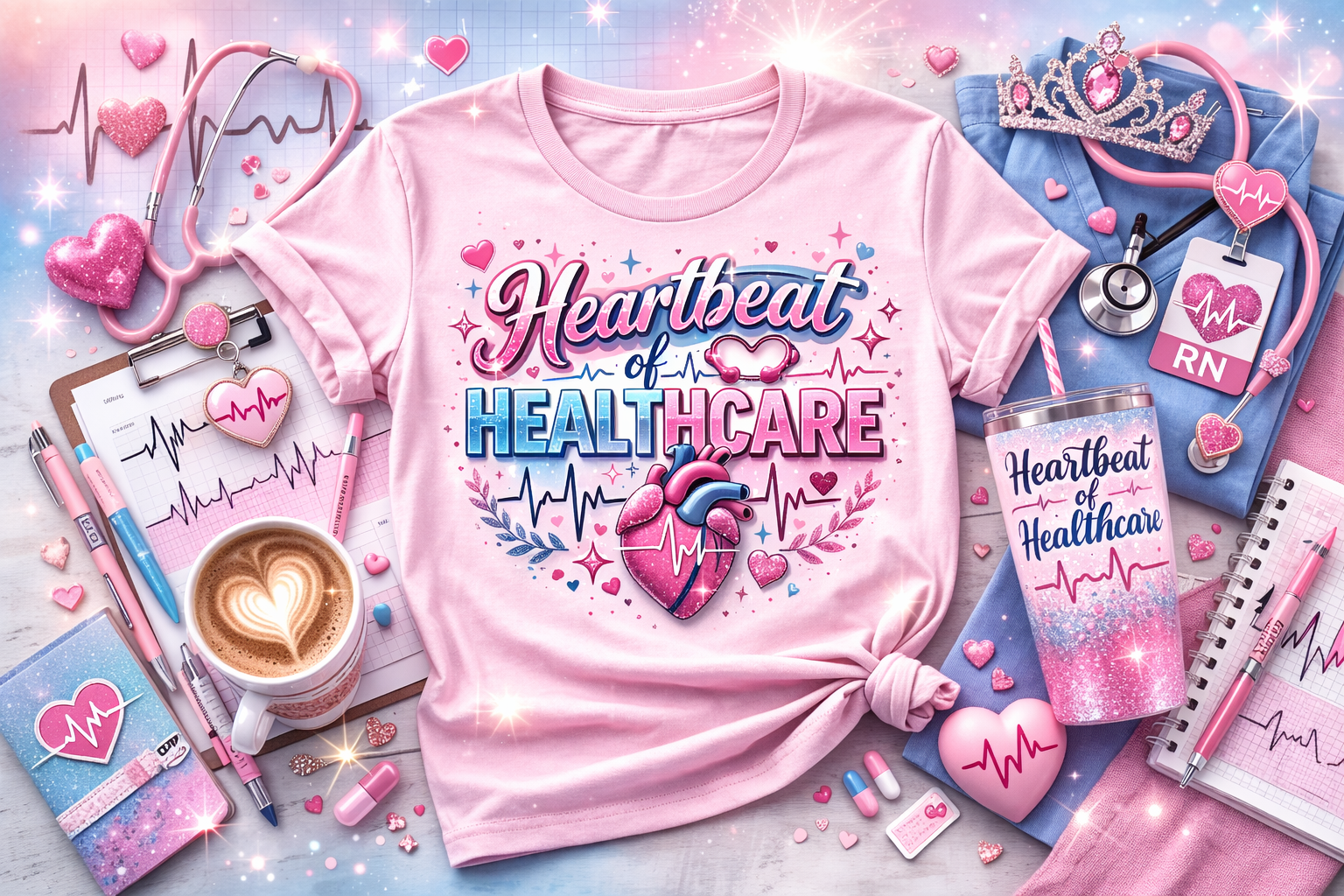 Heartbeat of Healthcare Tee