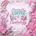 Powered by Coffee & Cardiology Tee