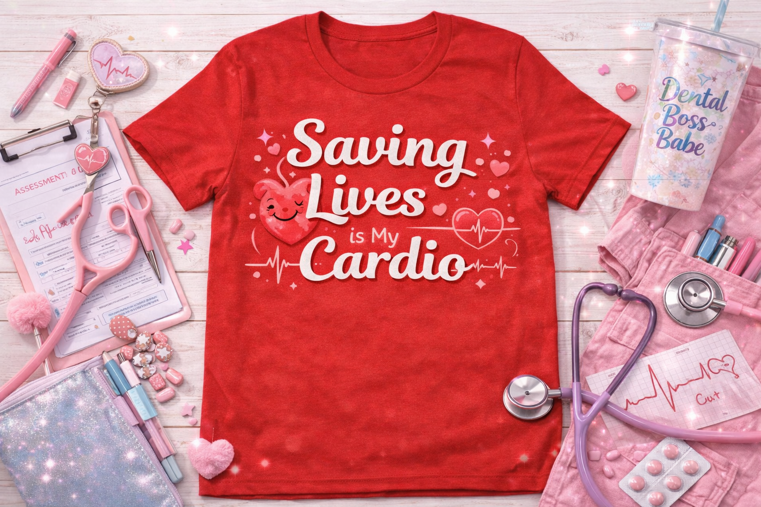 Saving Lives is My Cardio Tee
